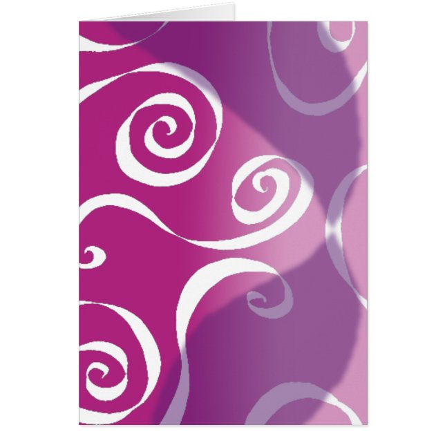Vette funky Scrolls - omgekeerde roze blend (Voorkant)