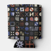 Vette graphics, abstracte  vormen. blikjeskoeler (Achterkant)