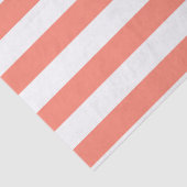 Vette horizontale koralen en witte strepen tissuepapier (Detail)