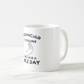 Vette Italiaanse Vibes: Vaffanculo Coffee Mok (Voorkant rechts)