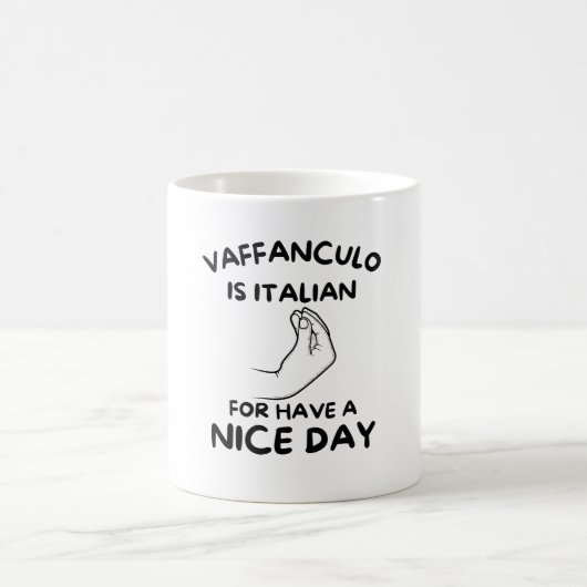 Vette Italiaanse Vibes: Vaffanculo Coffee Mok (Center)