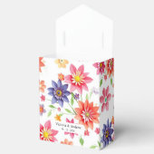 Vette kleurrijke bloem bedankdoosjes (Geopend)