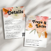 Vette kleurrijke Floral | Alles in één bruiloft In Kaart