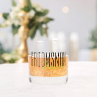 Vette letters "Groomsman" Aangepaste bruiloft