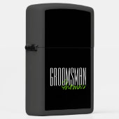 Vette letters "Groomsman" gepersonaliseerd (Rechts)