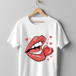 Vette Liefdeslippen T-shirt