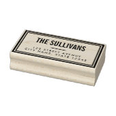 Vette, moderne, aangepaste houtenstamp 	rubberstempel (Stempel)