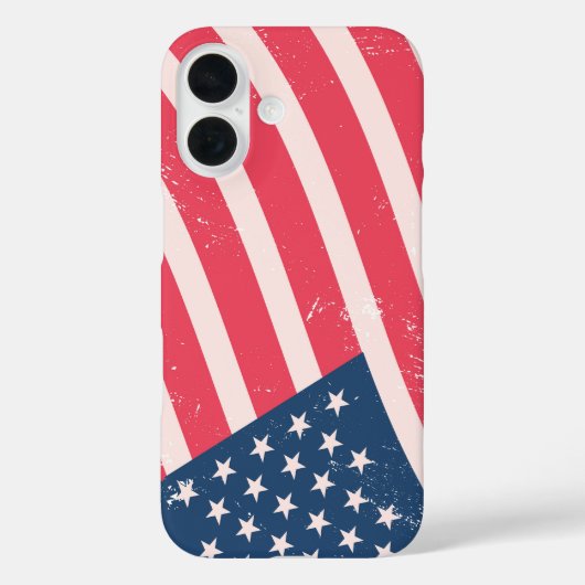 Vette Patriottische Vlag Close-up Case-Mate iPhone Case (Achterkant)