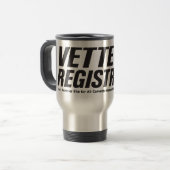 Vette Registry Logo Mok (Voorkant links)