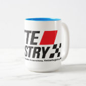 Vette Registry Two-Tone 15oz Ceramic Mug (Devant droit)