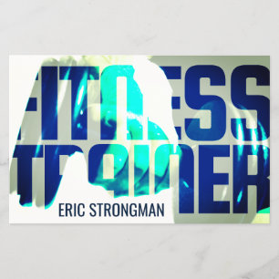 Vette reuzenblend fitnesstrainer blauw flyer