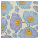 Vette romantische stijlvolle handgeschilderde blau stof (Swatch)