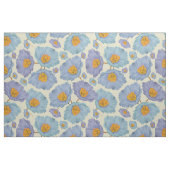 Vette romantische stijlvolle handgeschilderde blau stof (Fat Quarter)