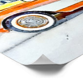  Vette Route 66 Auto Poster (Hoek)