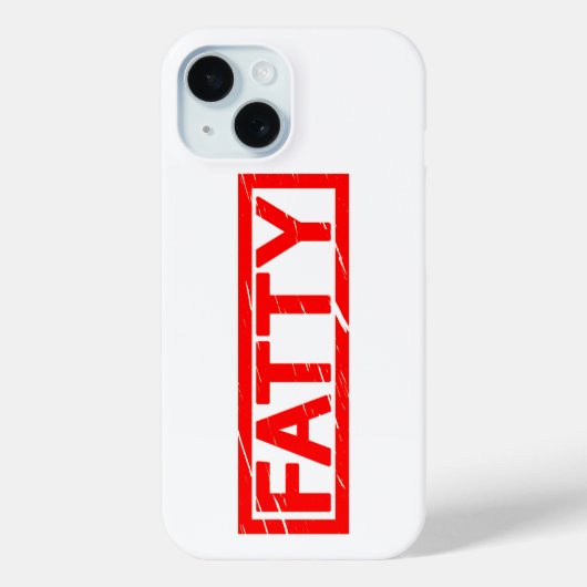 Vette stempel Case-Mate iPhone case (Achterkant)