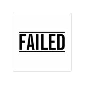 Vette stijl - Mislukt - Bedrijf/Onderneming Rubberstempel (Afrduk)
