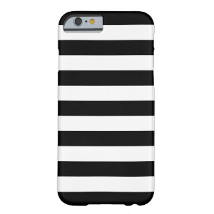 Vette stripes Black en White iPhone 6 hoesje