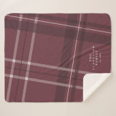 Vette vakantiegangers gepersonaliseerd gezin sherpa deken (Voorkant (horizontaal))