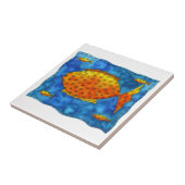 Vette Vis Tegeltje (Zijkant)