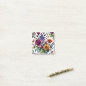 Vette Waterverf Bloemen Post-it® Notes (Op bureau)