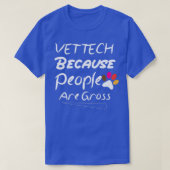 vettechnologie omdat mensen grof zijn t-shirt (Design voorkant)