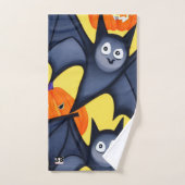 Vetten en pompoenen bad handdoek (Handdoek)