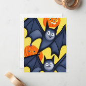 Vetten en pompoenen notitiekaartje (Voorkant / Achterkant in situ)