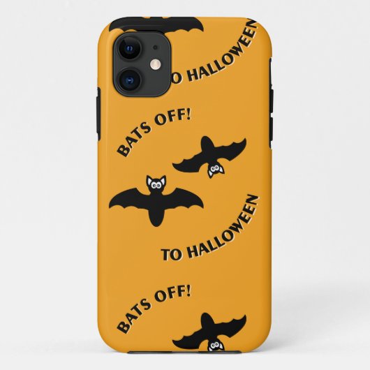 Vetten naar Halloween Oranje Square Case-Mate iPhone Case (Achterkant)
