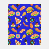 Vetvoeding Frenzy Fleece Deken (Voorkant)