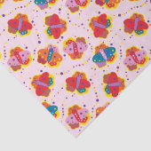 Vetweefsel, van de soort van 1960 tissuepapier (Detail)