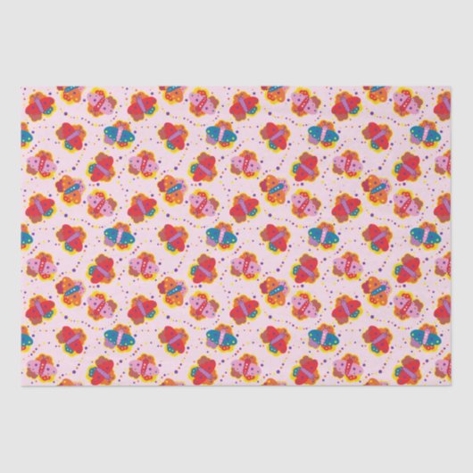 Vetweefsel, van de soort van 1960 tissuepapier (Voorkant)