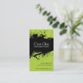 Vetzout Visitekaartjes (Staand voorkant)