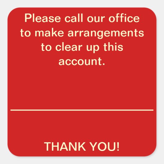 VEUILLEZ NOUS APPELER Collections Sticker (Devant)