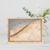 Veuillez nous joindre invitation de fête (Debout devant)