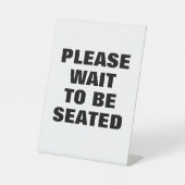 Veuillez patienter pour être placé, Panneau de res (Recto)