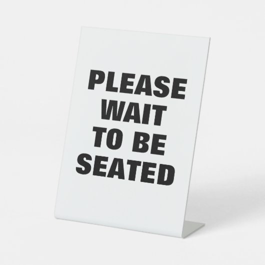 Veuillez patienter pour être placé, Panneau de res (Recto)