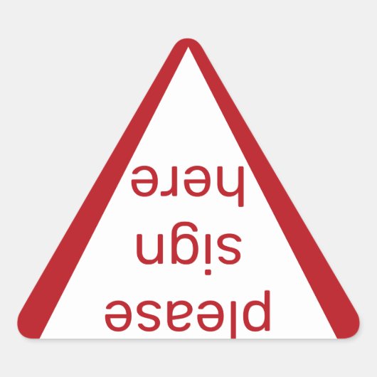 veuillez signer ici autocollants (Devant)