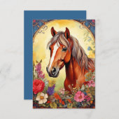  veulen bedankkaart (Voorkant / Achterkant)