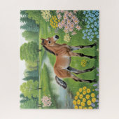 Veulen in de wei legpuzzel (Verticaal)