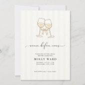 Veuve Before Vows Bridal Shower Invitation (Devant)