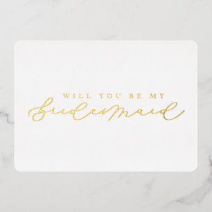 Veux-tu être ma demoiselle d'honneur carte de prop