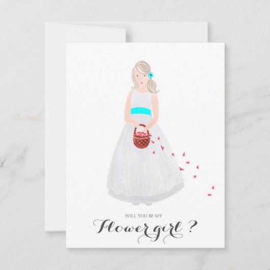 Veux-tu être ma demoiselle d'honneur carte personn (Devant)