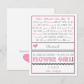 Veux-tu être ma Demoiselle d'honneur ? Carte poème (Devant / Derrière)