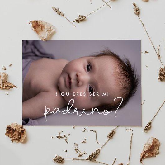 Veux-tu être mon parrain carte de proposition de P