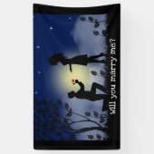 Veux-tu m'épouser bannière (Vertical)