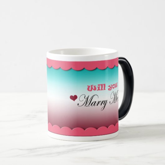 Veux-Tu M'Épouser ? Morpher Mug (Devant droit)