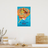 Vevey, Suisse, Affiche de voyage (Cuisine)