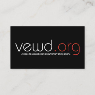 VewdMedia-fotografische kaart Visitekaartje