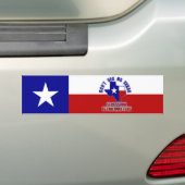 Vex Us Texas - Afscheiding is voor Kuitters Bumpersticker (Op auto)