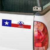 Vex Us Texas - Afscheiding is voor Kuitters Bumpersticker (Op Truck)